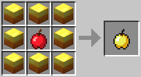 CraftingGoldenApple 金のリンゴ
